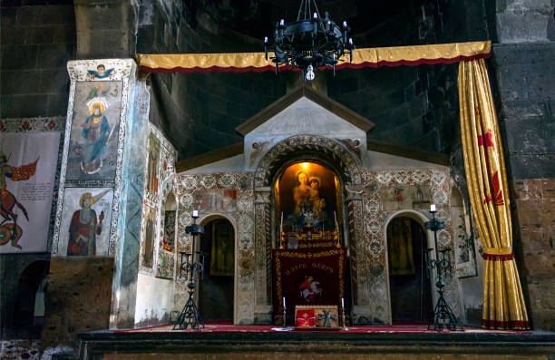 istock Interior armenian church. 1292122207