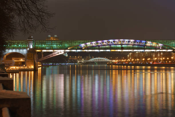istock Moscow cityscape in winter night 1292122754