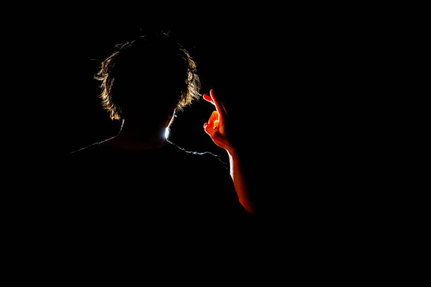 istock Colored silhouette of a man 1292123177