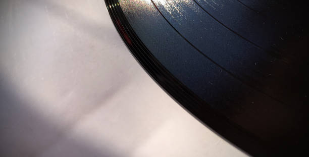 istock Music longplay or vinyl record on gray horizontal background 1292126841