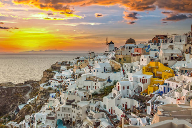 istock traditional greek  village oia 1292129433