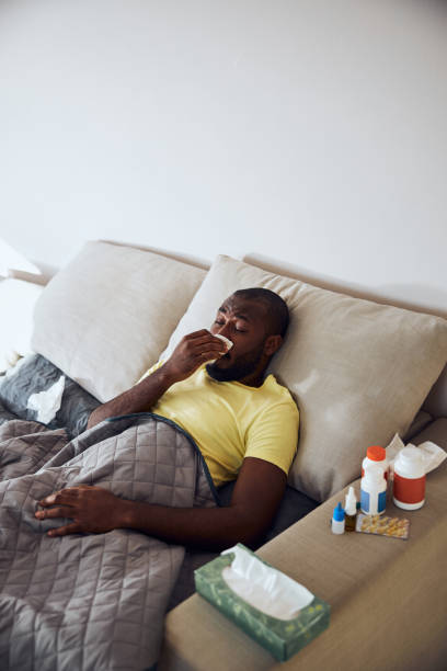 istock Multiethnic man feeling unwell because of sickness 1292130208