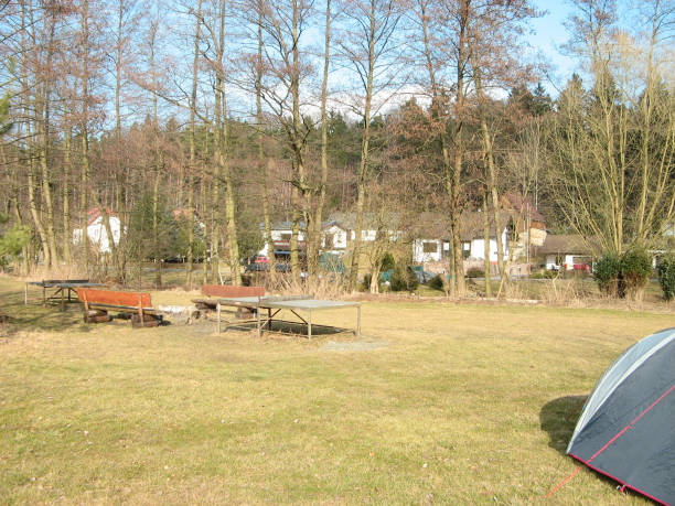 istock Camping site in the forest Saxon Switzerland, Saxony, Germany 1292132878