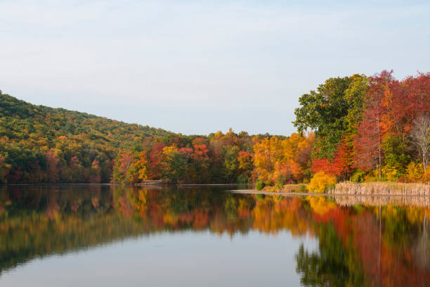 istock Fall colors at Hidden Lake 1292134618