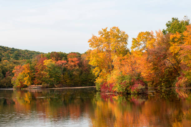 istock Fall colors at Hidden Lake 1292134619
