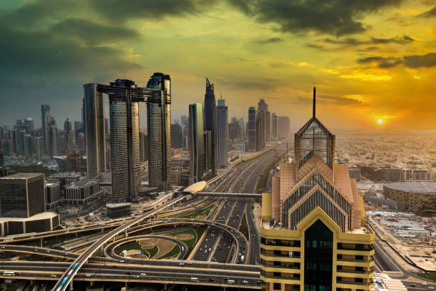 istock Aerial view of Dubai 1292143836