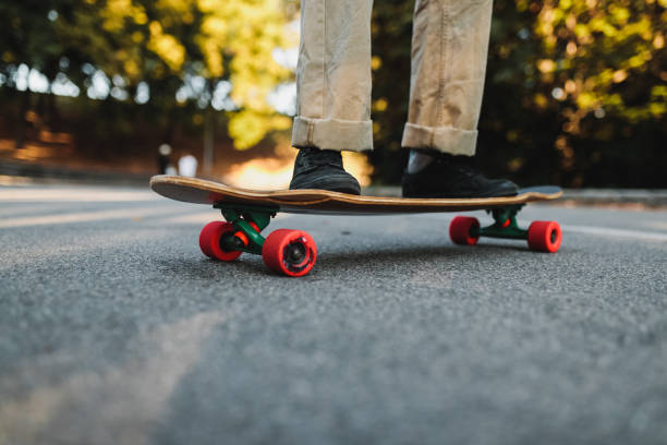 istock The guys ride and have fun on logboards. 1292153747