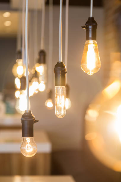 istock rustic lamp with its light bulbs in a closed place 1292153973