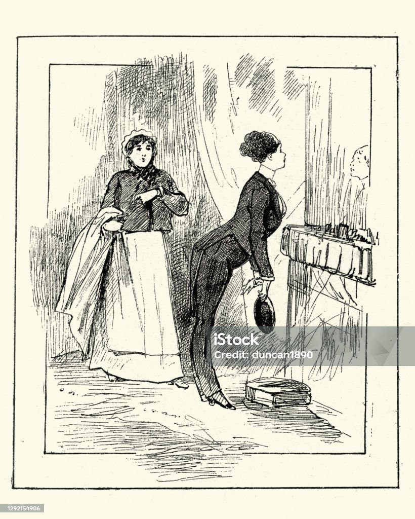 Young Woman Cross Dressing In A Mans Suit Victorian 19th Century Stock  Illustration - Download Image Now - iStock
