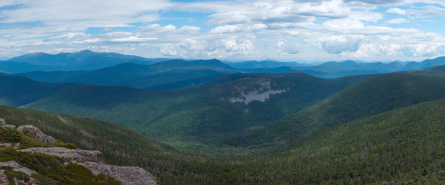 This is a photograph of Pemigewasset Wilderness in the White Mountain National Forest in New Hampshire