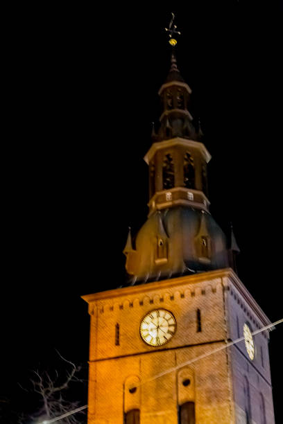 istock oslo cathedral at night, norway 1292178374