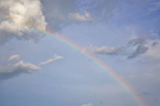 istock A beautiful rainbow in the sky in late afternoon 1292180638