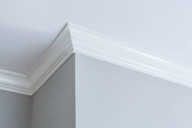 istock Crown Molding Installation - Corner Of Room 1292183744