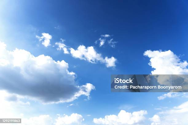 Landscape Of The Sky With Clouds In Different Shapes Refer To The Imagination And Creativity Freedom And Ideas Stock Photo - Download Image Now