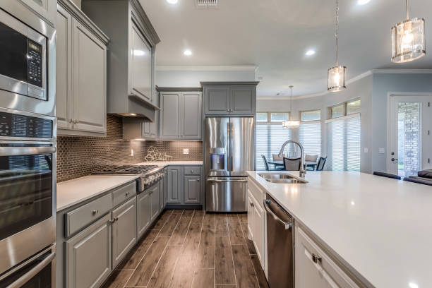 istock Kitchen galley in new home 1292198198