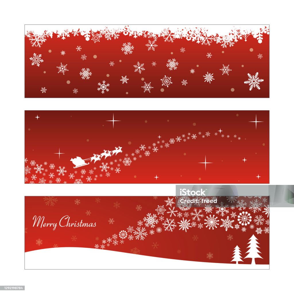 Christmas Header Simple Christmas Web Header Image Stock Illustration - Download Image Now ...