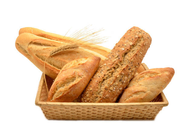 istock Composition of basket with different types of bread 1292203970