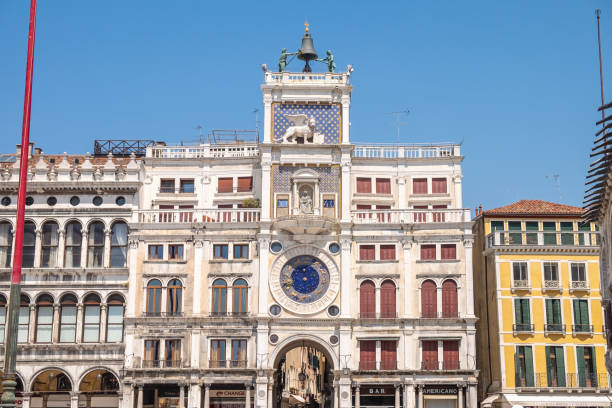 istock Clock tower in Venice in Italy 1292206665