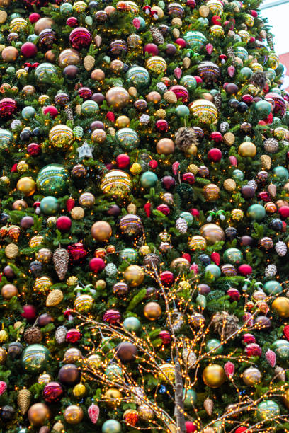 istock Christmas tree with Christmas decorations 2021 1292215439