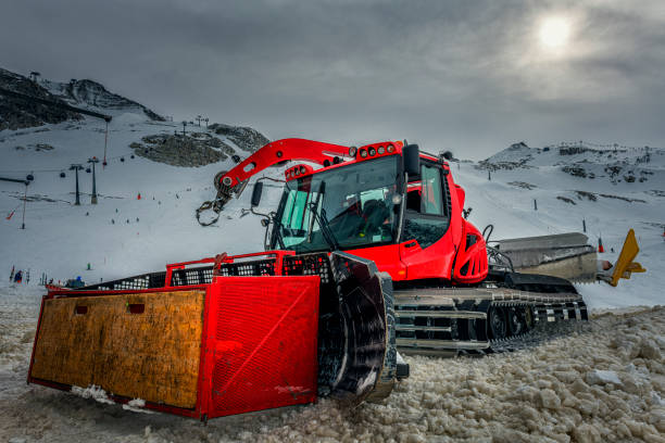 istock snowcat grooming ski slope in Austria 1292215533