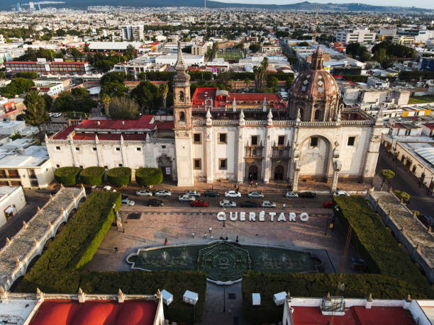 케레타로 다운타운. - queretaro city 뉴스 사진 이미지