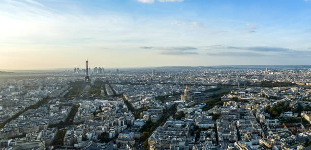 istock Extra wide aerial view of Paris 1292228567
