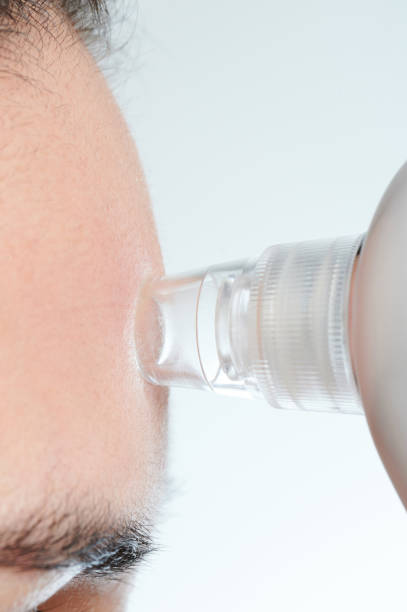 istock Cleaning forehead skin with remover 1292234183