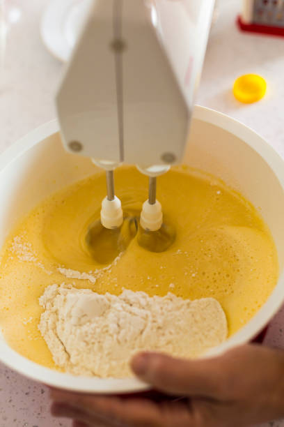 istock Mix the dough for the cake with a mixer 1292239298
