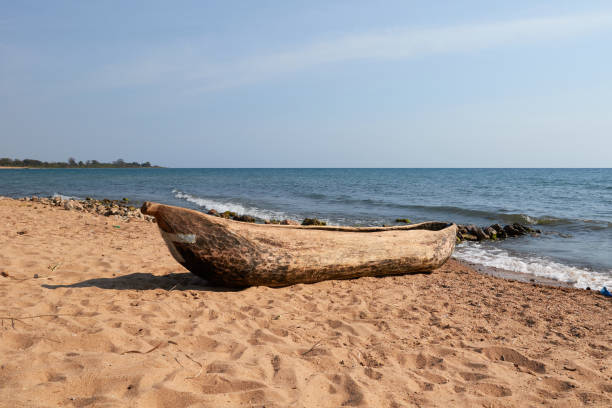 istock Wooden kayak at Lake Malawi 1292245501