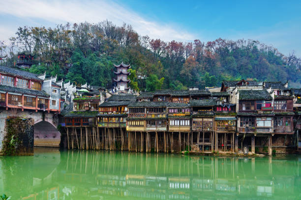 istock Attractions in Phoenix Ancient City, China 1292245921