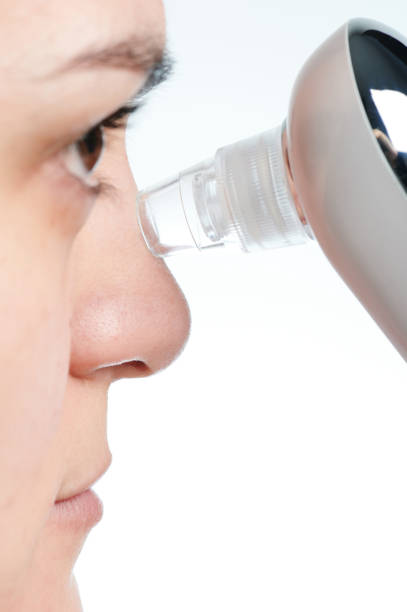 istock Young woman cleaning her skin 1292248746