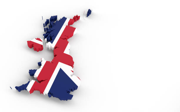 istock United Kingdom map with United Kingdom flag  Union Jack 3D rendering 1292249440
