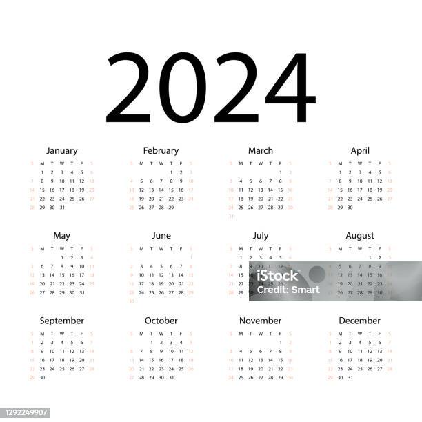 Calendar 2024 Tearoff Calendar Personal Organizer White Background