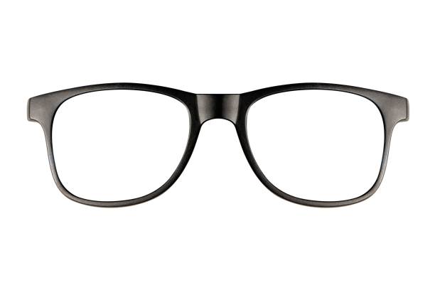 istock Black eye glasses isolated on white background with clipping path. 1292249982