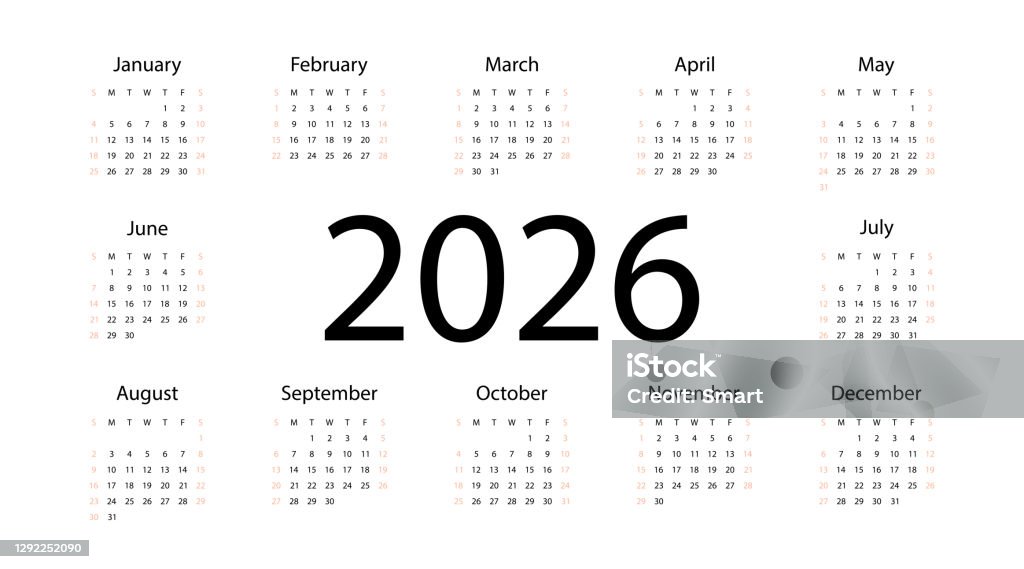 Calendar 2026 Tearoff Calendar Personal Organizer White Background Calendar 2026 Tearoff Calendar Personal Organizer White Background