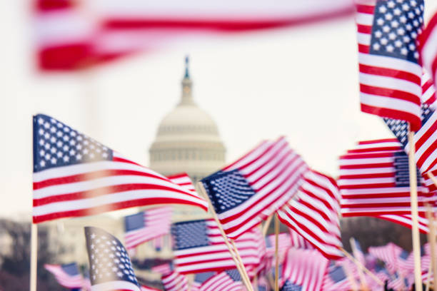 Presidential inauguration in Washington Mall