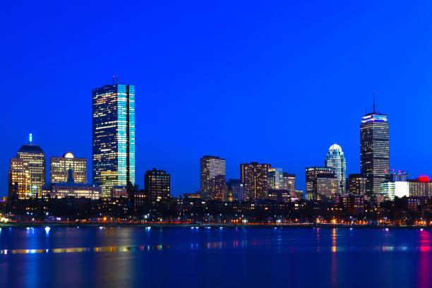 istock Boston, Massachusetts skyline at night 1292252479