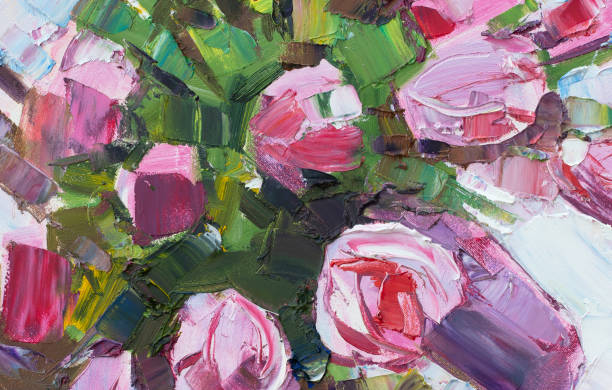 istock oil painting fragment, abstract illustration 1292253275