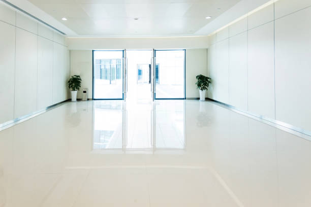 istock Entrance hall in modern office building 1292253622
