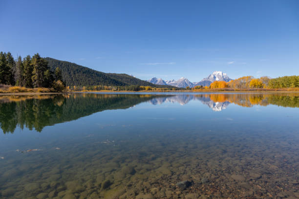 istock Scenic Teton Lanadscape Reflection in Autumn 1292265653