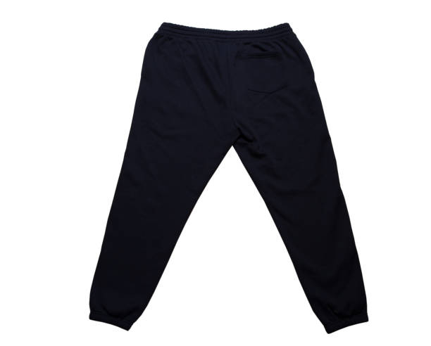 istock Black male pants isolated on white background 1292269919