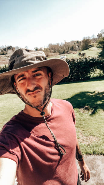 farm take a selfie outdoors