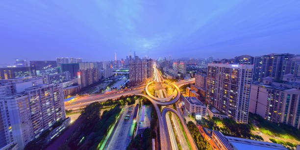 istock Guangzhou city night view 1292275586