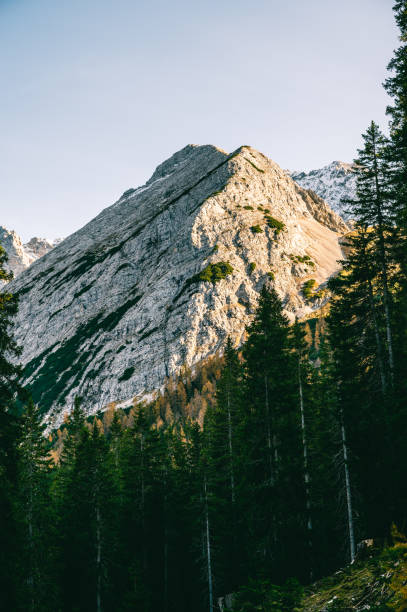 Bavarian Alps Mountain at Sunset, Zugspitze Germany. High quality photo