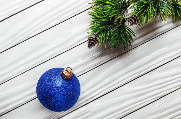 istock New Year's Christmas tree toys . Christmas background. 1292277708