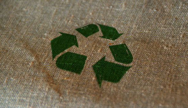istock Recycling symbol stamp and stamping 1292281085