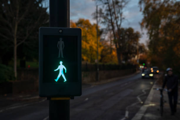 istock Green Traffic Light for Pedestrian 1292288274