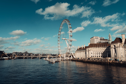 12 November 2020, London eye at London