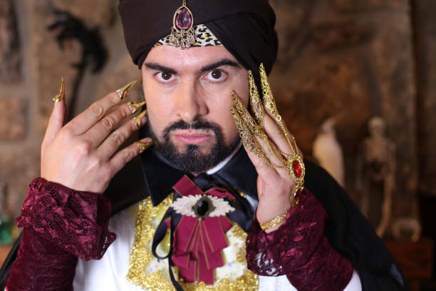 istock Sultan wearing incredible golden jewelry 1292289464