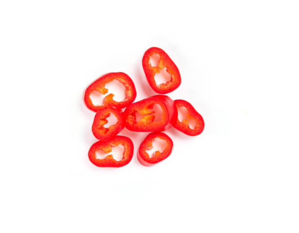 istock Chili red papper on white isolated background 1292290641